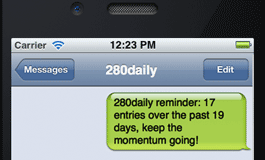 SMS reminders